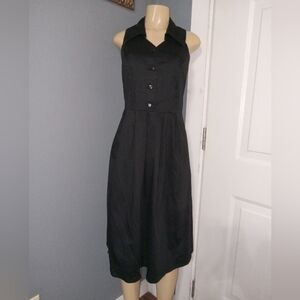 LANE BRYANT BLACK HALTER DRESS SZ 14